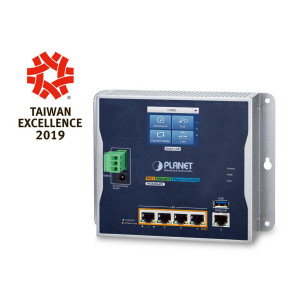 PLANET TECHNOLOGY IP30 Industrial Wall-mount Gigabit Router 