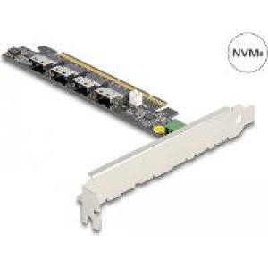 DELOCK PCI Express x16 Karte zu 4 x intern SFF-8654 4i NVMe 