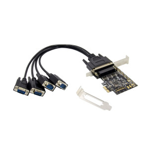 CONCEPTRONIC PCI Express Card 4-Port RS232 (DB9) Adapter 