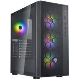 SILVERSTONE Fara R1 PRO V2 Midi-Tower, Tempered Glass - schwarz 