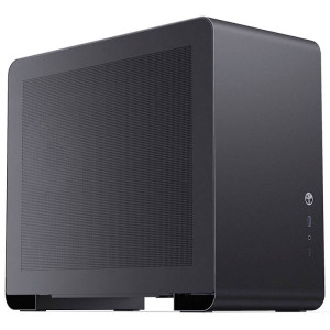 JONSBO U4 Mini Mesh Micro-ATX-Gehäuse - schwarz 