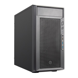 SILVERSTONE Fara R311 Micro-ATX-Gehäuse - schwarz 