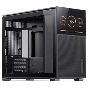 JONSBO D31 MESH Screen Micro-ATX Gehäuse, Tempered Glass - schwarz 