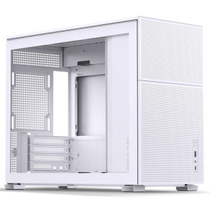 JONSBO D31 MESH Micro-ATX Gehäuse, Tempered Glass - weiß 