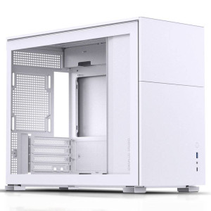 JONSBO D31 Micro-ATX Gehäuse, Tempered Glass - weiß 