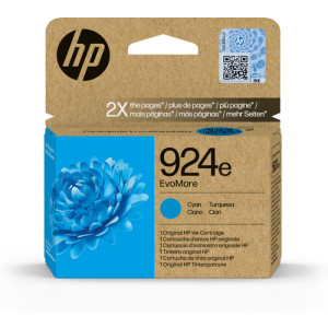 HP 924e     Cyan                Tintenpatrone EvoMore 