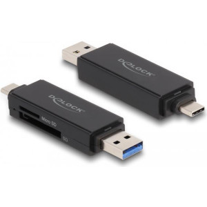  DELOCK 3.5 SuperSpeed USB Card Reader USB 5 Gbps USB Type-C  