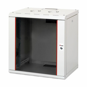 EQUIP Serverschrank 19"  12U 600x450mm Glastür   grau 