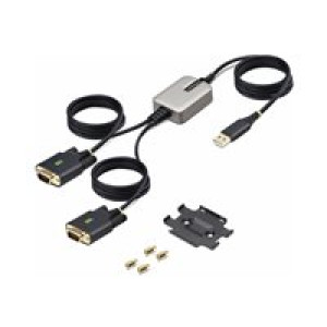 STARTECH.COM 4m 2-Port USB auf Seriell Adapter 