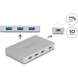 DELOCK 7 Port USB Hub 