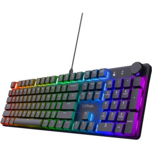  TRUST GXT866 TORIX MECHANICAL Kabelgebunden Gaming-Tastatur Deutsch, QWERTZ Schwarz Tastaturen 