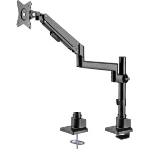  TRANSMEDIA My Wall HL 51-1 L 1fach Monitor-Tischhalterung 43,2 cm (17") - 81,3 cm (32") Schwarz  