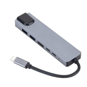 ESTUFF USB-C 6-in-1 Mobile Hub 3.2 Gen 1 (3.1 Gen 1) Type-C 