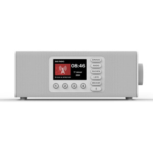 HAMA Digitalradio DR2002BT, FM/DAB/DAB+/Bluetooth RX, Radiowecker, Stereo, WS (00054299) 