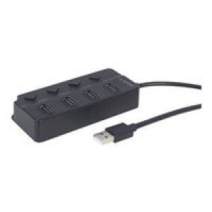 GEMBIRD 4-Port USB-Hub - UHB-U2P4P-01 (UHB-U2P4P-01) 