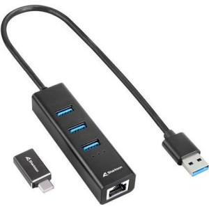 TRUST Sharkoon 3-Port USB 3.2 Gen 1 Alu Hub (37575) 