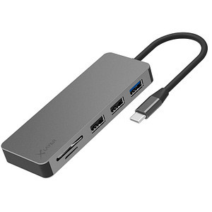 XLAYER USB 3.0, USB C Hub USB Hub Typ C 7-IN-1 (219045) 