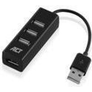 ADVANCED CABLE TECHNOLOGY Schnittstellen-Hub USB 2.0 480 Mbit/s Schwarz (AC6205) 