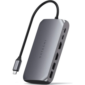 SATECHI ST-UCM1HM Schnittstellen-Hub USB Typ-C 5000 Mbit/s Grau (ST-UCM1HM) 