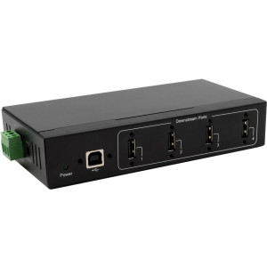 EXSYS GmbH 4 Port USB 2.0 Metall-HUB 