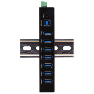 EXSYS GmbH 7-Port USB 3.2 Gen 1 Metall HUB 15KV ESD Schutz (Tiveco) (EX-11237HMS) 