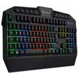  VERBATIM SureFire KingPin RGB Gaming Multimedia Keyboard QWERTY Tastaturen 