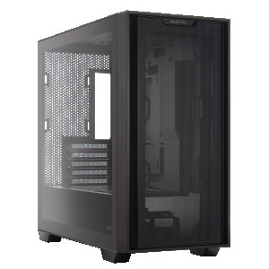 ASUS A21 - Tower - micro ATX - Seitenteil mit Fenster - keine Spannungsversorgung - USB/Audio 