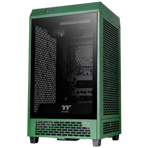 THERMALTAKE The Tower 200 Mini-Tower Mini-ITX Gehäuse Sichtfenster Racing Green 