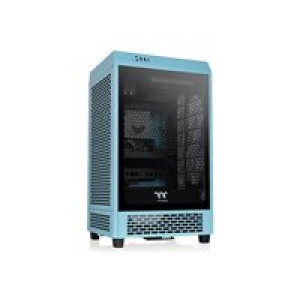 THERMALTAKE The Tower 200 Mini-Tower Mini-ITX Gehäuse mit Sichtfenster Turquoise 