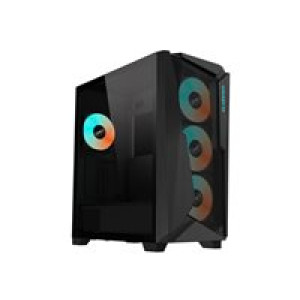 GIGABYTE GB-C301G-TYPE-C-V2 Midi Tower Gaming Gehäuse mit Sichtfenster 