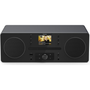 HAMA 00054254 Digitalradio "DR1560CBT", DAB+/FM/CD/Bluetooth RX, Schwarz 