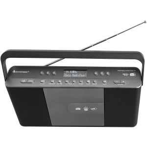 SOUNDMASTER DAB+Stereo-Kofferradio CD,Hörbuchfunktion 4 Stück 