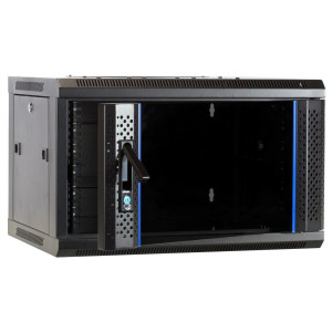 DSIT 6 HE Serverschrank, Wandgehäuse, mit Glastür, nicht vormontiert (BxTxH) 600 x 450 x 367mm 