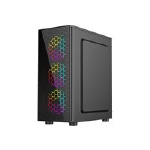 GEMBIRD CCC-FC-500 Gaming ARGB Gehäuse Fornax 500, schwarz (CCC-FC-500) 