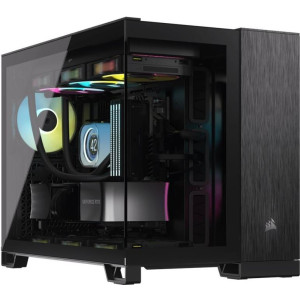 CORSAIR 2500X - Mid tower - micro ATX - Seitenteil mit Fenster (gehärtetes Glas) 
