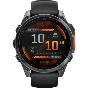 GARMIN fenix 8 - 47 mm AMOLED Schwarz/Schiefergrau (010-02904-00) 
