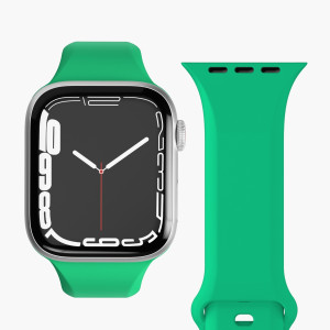 VONMÄHLEN Classic 2 Silikonarmband für Apple Watch 38 40 41 mm grün (AWS00165) 