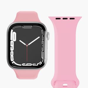 VONMÄHLEN Classic 2 Silikonarmband für Apple Watch 38 40 41 mm rosa (AWS00161) 