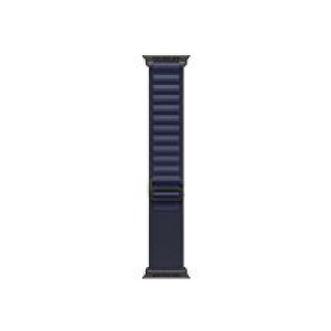 APPLE 49mm Navy Alpine Loop - Large - Black Titanium Finish (MYPY3ZM/A) 