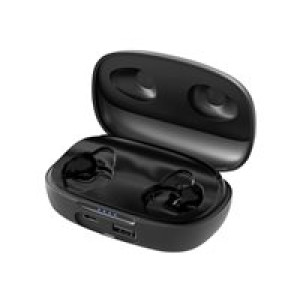 GENESIS Soho TWS docked wireless headphones with microphone black 