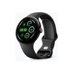 GOOGLE Pixel Watch 3 LTE sports bracelet 45mm, black/black 