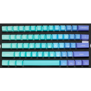 DUCKYCHANNEL Ducky Azure ABS Double-Shot Keycap Set - ANSI Layout (US) (DKSA108-USADZZWSA) 