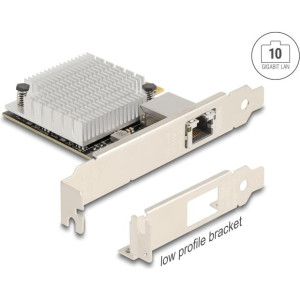 DELOCK PCI Express x4 Netzwerkkarte 10 Gigabit LAN 1 x RJ45 AQC107S 