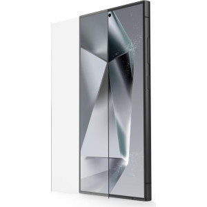 HAMA 00222714 Handy-Schutzglas "Clear Protect" für Samsung Galaxy S24 Ultra, mit Montagehilfe 