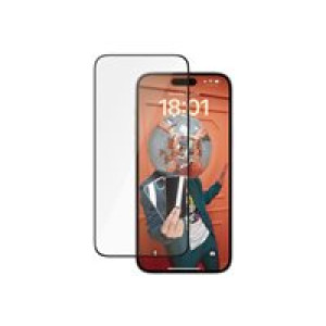 PANZERGLASS Ceramic Protection für iPhone 15 Plus Ultra-Wide Fit mit EasyAligner 