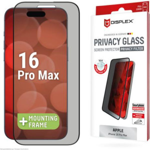 E.V.I. DISPLEX Privacy Glass FC iPhone 16 Pro Max 