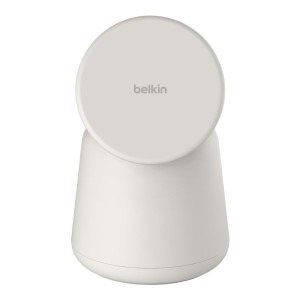 BELKIN BOOST CHARGE PRO 2in1 Ladedock mit MagSafe 15 Watt sandfarbe 