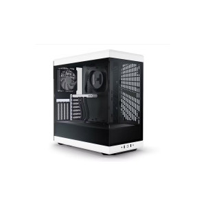 HYTE Y40 White ATX MidiTower Gaming Gehäuse weiß/schwarz, Seitenfenster 