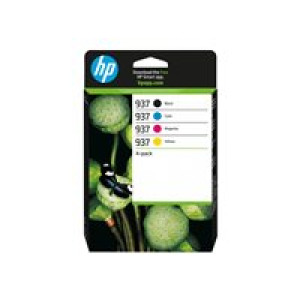 HP 937 - 4er-Pack - Schwarz, Gelb, Cyan, Magenta - original - Tintenpatrone 