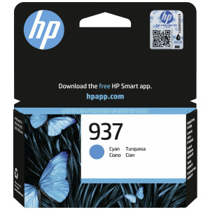 HP Tinte cyan 800 S. No.937 ca. 800 Seiten, OJ 9110/9120/9130 (4S6W2NE#CE1) 